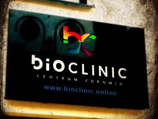 Kaseton reklamowy Dibond LED Premium dla centrum zdrowia BioClinic