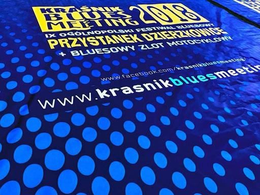 Kraśnik Blues Meeting 2018 - Identyfikacja wizualna festiwalu