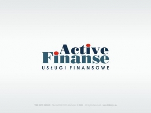 Active Finanse logotyp i komplet materiałów Corporate ID